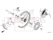 HONDA CRF450RXN CRF450RX 2022 F-14 FRONT WHEEL