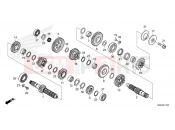 HONDA CRF450RXN CRF450RX 2022 E-17 TRANSMISSION