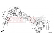 HONDA CRF450RXN CRF450RX 2022 F-25 AIR CLEANER