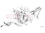 HONDA CRF450RXN CRF450RX 2022 F-39 FRAME BODY