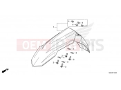 HONDA CRF450RXN CRF450RX 2022 F-10 FRONT FENDER