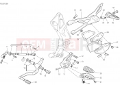 DUCATI Diavel 1260 FOOTRESTS, LEFT