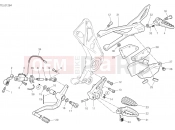 DUCATI Diavel 1260 S FOOTRESTS, LEFT