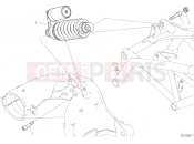 DUCATI Hypermotard 950 SP REAR SHOCK ABSORBER