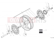 DUCATI Hypermotard 950 SP FRONT WHEEL