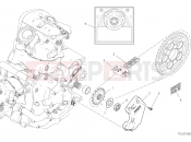 DUCATI Hypermotard 950 RVE FRONT SPROCKET - CHAIN