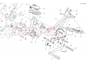 DUCATI Hypermotard 950 RVE FOOTRESTS, LEFT