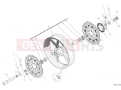 DUCATI Hypermotard 950 RVE FRONT WHEEL
