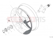 DUCATI Hypermotard 950 RVE REAR WHEEL