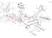DUCATI Hypermotard 950 FOOTRESTS, LEFT