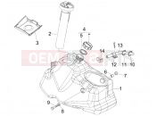 PIAGGIO X7 300 ie Fuel tank