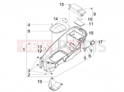 PIAGGIO X7 300 ie Helmet huosing - Undersaddle
