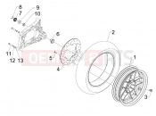 PIAGGIO X7 300 ie Rear wheel