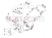 PIAGGIO X7 300 ie Remote control switches - Battery - Horn
