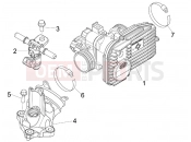 PIAGGIO X7 300 ie Throttle body - Injector - Induction joint