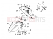 PIAGGIO X7 300 ie Wheel huosing - Mudguard
