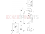 GASGAS  FRONT FORK, TRIPLE CLAMP