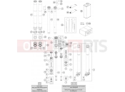 GASGAS  FRONT FORK DISASSEMBLED