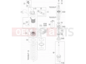GASGAS  SHOCK ABSORBER DISASSEMBLED