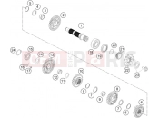GASGAS  TRANSMISSION II - COUNTERSHAFT