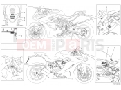 DUCATI Supersport 950 POSITIONING PLATES [XST:JAP]