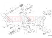 DUCATI 2022 Panigale V2 FOOTRESTS, RIGHT