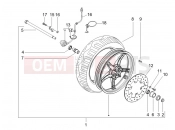 GILERA Runner 125 Race VX 4T Front wheel