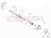 PIAGGIO Liberty 150 E5 Driven pulley