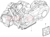 PIAGGIO Liberty 150 E5 Engine assembly
