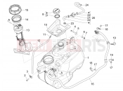 PIAGGIO MP3 530 HPE RST Exclusive Fuel tank