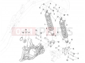 PIAGGIO MP3 530 HPE RST Exclusive Rear suspension - Shock absorber/s