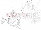 PIAGGIO Piaggio 1 Moped 30 MPH (USA) Front shield