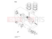 SUZUKI LT-F400 K8 (2008) (P28/P33) CRANKSHAFT (MODEL K8/K9)