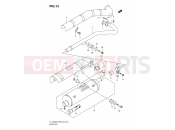 SUZUKI LT-F400 K8 (2008) (P28/P33) MUFFLER