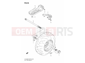 SUZUKI LT-F400 K8 (2008) (P28/P33) LEFT REAR WHEEL
