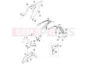 HUSABERG 2012 Offroad TE 125 (2103L9) [EU] MASK, FENDERS