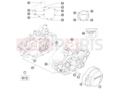 HUSABERG 2012 Offroad TE 125 (2103L9) [EU] ENGINE CASE