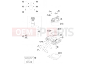 HUSABERG 2012 Offroad TE 125 (2103L9) [EU] CYLINDER, CYLINDER HEAD