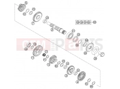 HUSABERG 2013 Offroad FE 250 (F2160M3) [AU] TRANSMISSION II - COUNTERSHAFT|Engine|33