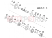 HUSABERG 2012 Offroad TE 250 (2360L9) [AU] TRANSMISSION II - COUNTERSHAFT|Engine|33