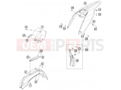 HUSABERG 2012 Offroad TE 250 (2375L9) [US] MASK, FENDERS|Frame|08