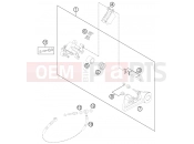 HUSABERG 2012 Offroad TE 250 (2375L9) [US] REAR BRAKE CALIPER|Frame|13