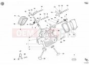 DUCATI 2002 Monster 620 VERTICAL CYLINDER HEAD » VALVE DRIVE