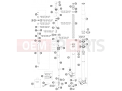 HUSABERG 2011 Offroad FE 570 (2403K3) [EU] FRONT FORK DISASSEMBLED