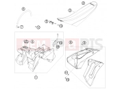 HUSABERG 2011 Offroad FE 570 (2403K3) [EU] TANK, SEAT