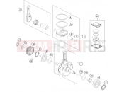HUSABERG 2011 Offroad FE 570 (2403K3) [EU] CRANKSHAFT, PISTON