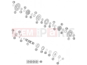 HUSABERG 2011 Offroad FE 570 (2403K3) [EU] TRANSMISSION II - COUNTERSHAFT
