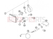HUSABERG 2007 Offroad FE 650e/6 07 (2575G3) [US] LIGHTING SYSTEM|Frame|14