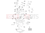 HUSABERG 2008 Offroad FE 650e/6 08 (2575H3) [US] CYLINDER HEAD|Engine|36