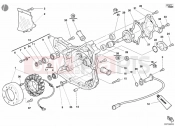 DUCATI 2002 Superbike 748 E GENERATOR COVER - WATER PUMP » COOLING SYSTEM